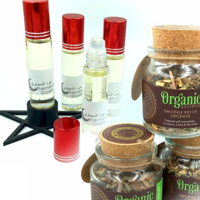 Μagical incenses, herbs & oils