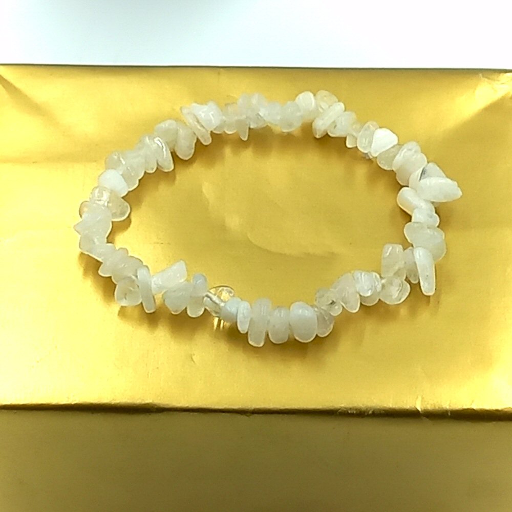 Moonstone bracelet chips