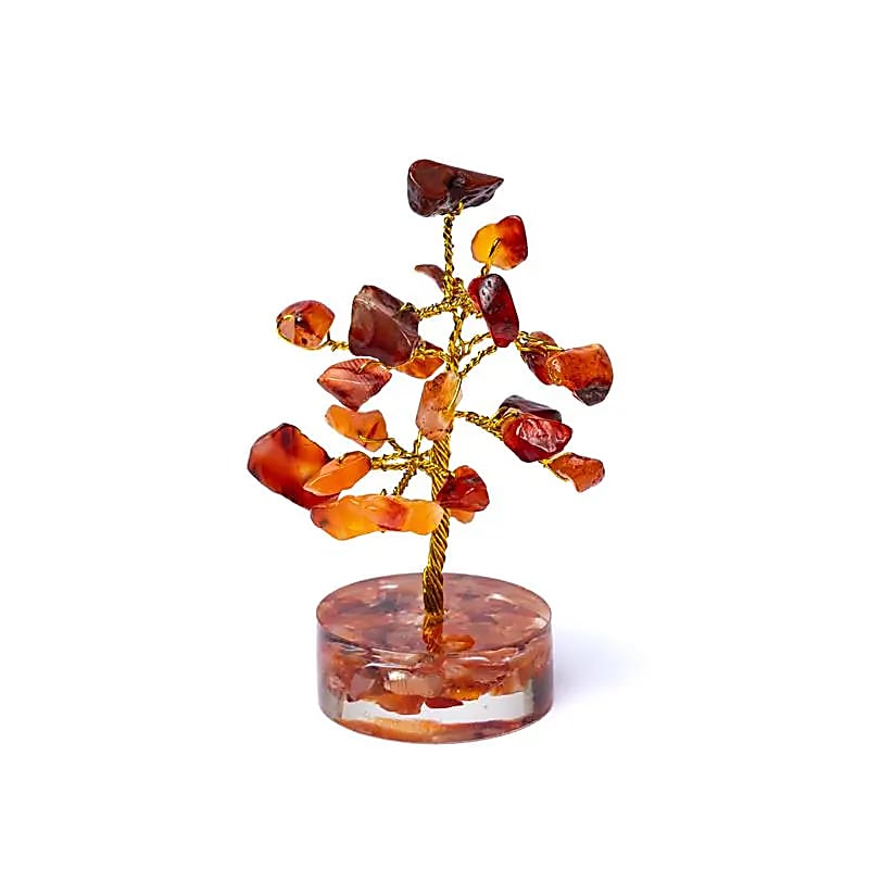 Carnelian Gemstone Tree