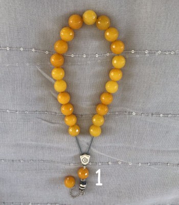 Κομπολόι - Κίτρινος αχάτης